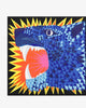 Unisex - Square 65 Neofelis Scarf In Blue - thumbnail