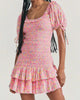 Violet Mini Dress In Melon Punch - thumbnail