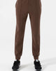 Yuki Sleek Jogger In Chocolate - thumbnail