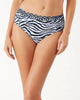 Zanzibar Zebra High-Waist Bikini Bottoms In Black/Zebra Print - thumbnail