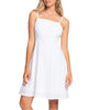 Water Breeze Strappy Dress in White - thumbnail