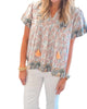 Catalina Blouse in Misty Lilac - thumbnail
