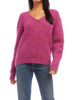 V-Neck Sweater in Pink - thumbnail
