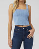 Corset Top in Indigo - thumbnail