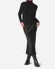 Contrast Roll Neck Sweater in Black - thumbnail