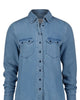 The Cowgirl Shirt in Denim - thumbnail