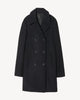Cash Peacoat in Black - thumbnail