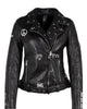 Tavi Rf Leather Jacket in Black - thumbnail