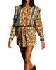 Lais Mini Dress in Paisley Cream - thumbnail