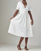 It's Love Gauze Dress in White - thumbnail