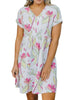 Harper Fab Floral Dress in White Print - thumbnail