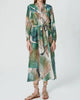 Daisy Maxi Dress in Palm Dye Green - thumbnail