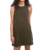 French Terry Dress in Kelp - thumbnail