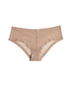 Mesh Lace Trim Hipster Panty in Malt - thumbnail