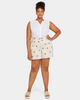 Brenna Fray Hem Short - thumbnail