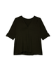 Asia 3/4 Sleeve V Neck Tee - thumbnail