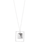 Jasmine Square Pendant Necklace - thumbnail