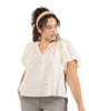 Malena Flutter Sleeve Blouse - thumbnail