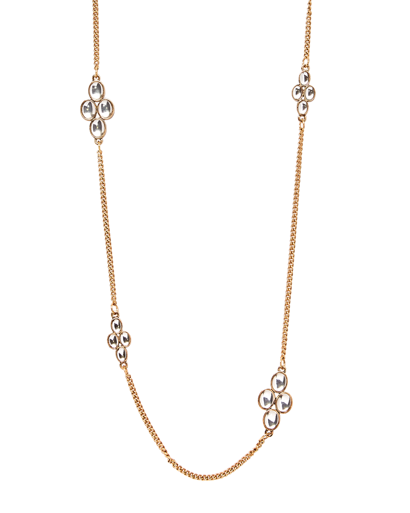 Annabella Necklace | Gold / White