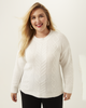 Maggie Cable-Knit Crewneck Sweater - thumbnail