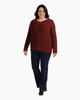 Albany Off The Shoulder V-Neck Sweater - thumbnail