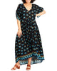 Gal Border Print Dress - thumbnail