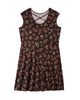 Ceram Criss-Cross Neck Fit and Flare Dress - thumbnail