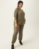 Cathleen Waffle-Knit Joggers - thumbnail