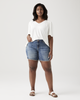 Lana Frayed-Hem Denim Shorts - thumbnail