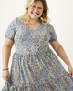 Isaura Floral-Print Ruffled-Hem Dress - thumbnail