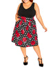 Debbie Jean Polka Dot Floral Dress - thumbnail