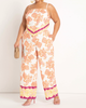 Emberly Printed Scarf Top - thumbnail