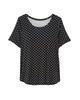 Adelene Round Hem Tee - thumbnail