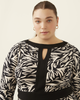 Adelina Keyhole Skater Dress - thumbnail