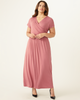 Carnation Wrap Maxi Dress - thumbnail