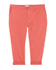 York Brushed Sateen Cuffed Capri - thumbnail