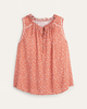 Juniper Ruffle Neck Printed Tank Top - thumbnail