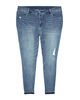 Stagg Destructed Ankle Skinny Jean with Released Hem - thumbnail