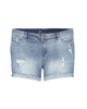 Sunnyside Distressed Short with Cuffed Fray Hem - thumbnail