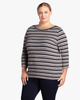 Alexa Striped Ribbed Top - thumbnail