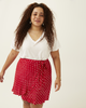 Wrap Mini Skirt in Bandana Flower - thumbnail