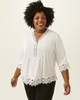 Dakota Crochet-Detailed Peasant Top - thumbnail