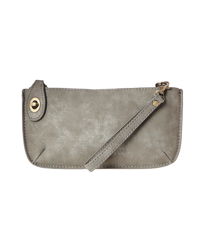 Sonia Crossbody Wristlet Bag | Light Grey