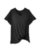 Jasmine Knotted VNeck Tee - thumbnail