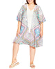 Jayda Paisley Longline Kimono - thumbnail