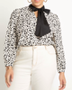 Reina Tie Neck Blouse - thumbnail