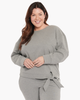 Kayleigh Tie-Hem Sweatshirt - thumbnail