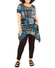Frida Asymmetrical Tunic Top - thumbnail