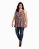 Renee Lattice Neckline Top - thumbnail