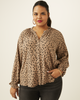 Abigail Button-Front Peasant Blouse - thumbnail